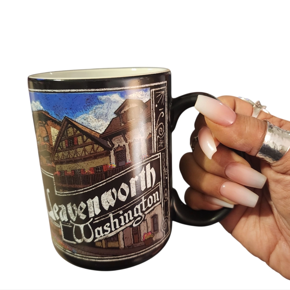 Leavenworth Washington Stoneware Souvenir Mug